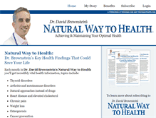 Tablet Screenshot of drbrownstein.newsmax.com
