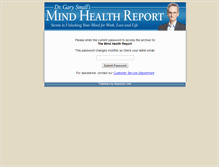 Tablet Screenshot of mindhealth.newsmax.com